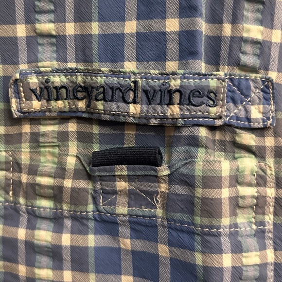 Vineyard Vines Plaid On-The-Go Performance Harbor Shirt size medium - Picture 4 of 9